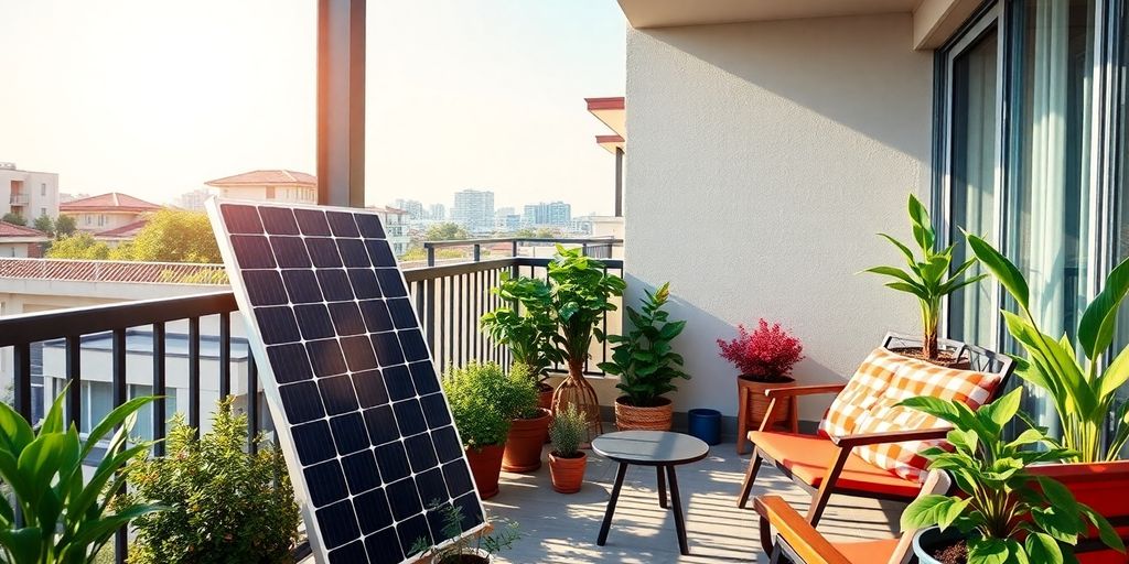 Balkonkraftwerke: Mini-Solaranlagen für Zuhause