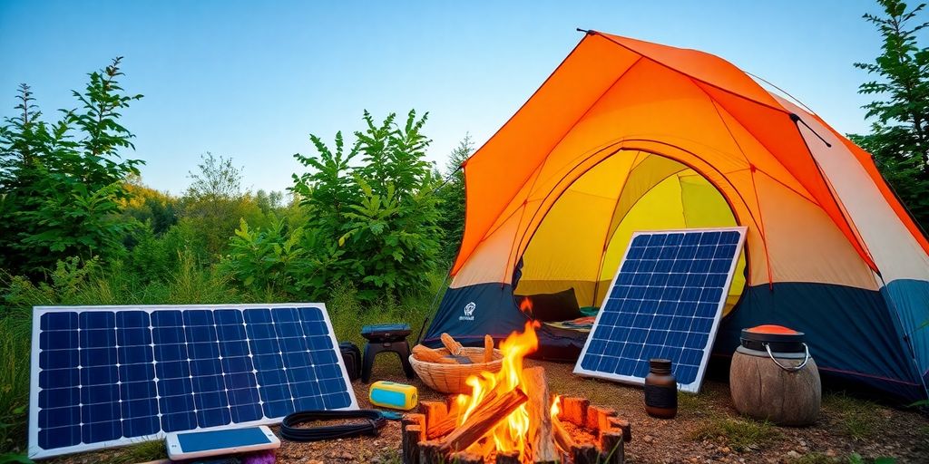 Sonnenenergie für Camping und Outdoor-Aktivitäten